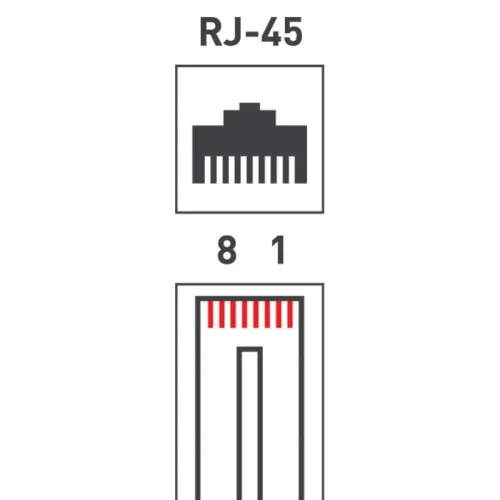 Джек компьютерный RJ45 (8P8C) кат.5E (уп.100шт) Rexant 05-1021 фото 6