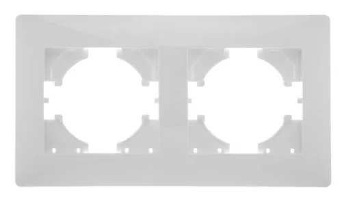 Рамка 2-м Bravo бел. GUSI С1020-001