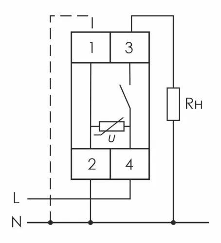 Реле напряжения с контролем тока и мощности CP-721-63A-P 1ф 1НО 63А 90..450В TrueRMS. F&F EA04.009.027 фото 2