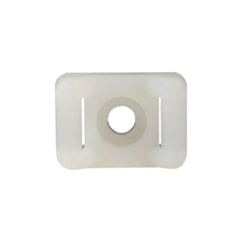 Площадка под хомуты (22х16) с монтажным отверстием М4 бел. (уп.100шт) PROxima EKF pmo-22-16-w фото 5