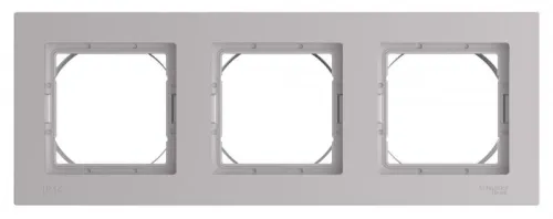 Рамка 3-м AtlasDesign Aqua IP44 алюм. SE ATN440303 фото 3