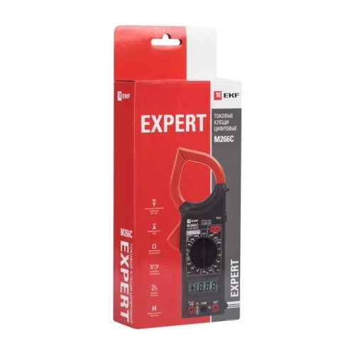 Клещи токовые цифровые M266C Expert EKF In-180702-pc266C фото 3