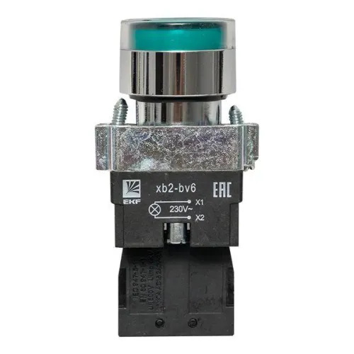 Кнопка BA31 с подсветкой 230В зел. NO PROxima EKF xb2-bw31-230 фото 4