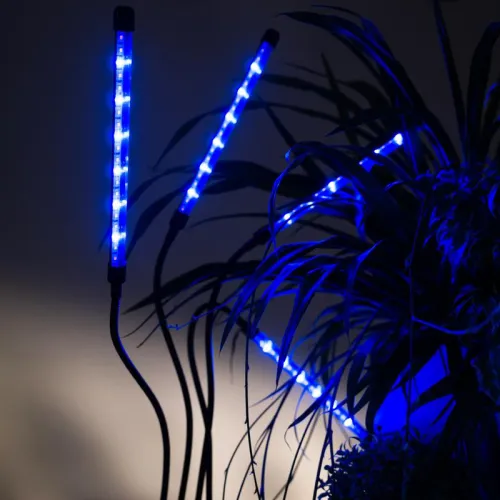 Светильник светодиодный «КРИСТАЛЛ» CTL2-USB-bl Agro для растений спектр 4 плафона по 10Вт на прищепке пульт на шнуре IP40 красн./син. ФАZА 5068810 фото 12