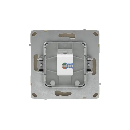 Розетка компьютерная 1-м KANT RJ45 кат.6A без шторки ванильн. марципан DKC 7015673 фото 2
