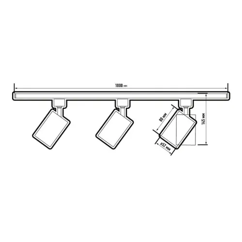 Светильник светодиодный трековый PTR 1512 3х12Вт 4000К IP40 24град. White бел. Pro JazzWay 5062245 фото 3