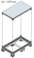 Рама шкафа верхняя/нижняя 1200х400мм ABB EK1240KN