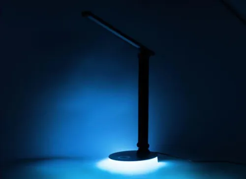 Светильник светодиодный настольный UF-822 C02 7Вт димм. 3 цвет. темп. RGB ночник черн. Ultraflash 15177 фото 10