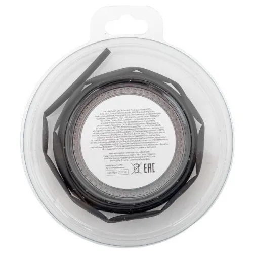 Трубка термоусадочная ТУТ нг 4/2 черн. ролик 2 м EKF tut-4-b-b фото 5