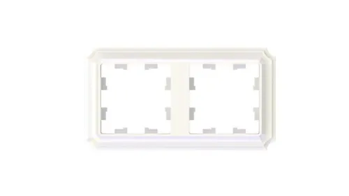 Рамка 2-м AtlasDesign Antique универс. жемчуж. SE ATN100402