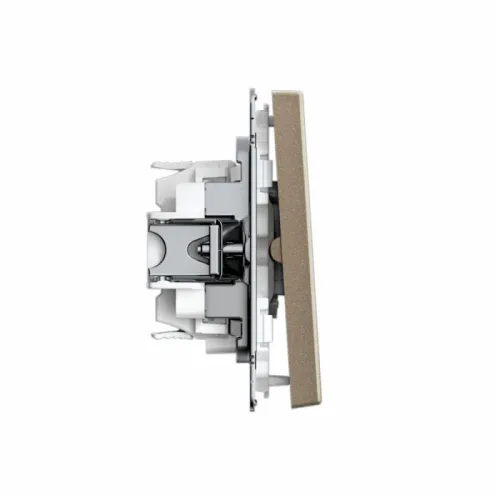 Выключатель для жалюзи 2-кл. ArtGallery 2х (сх. 4) 10А быстрозажим. клем. механизм шампань SE GAL000519S фото 3