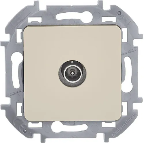 Розетка телевизионная проходная TV Inspiria 14дБ 5-862мГц механизм сл. кость IEK 673861 фото 4