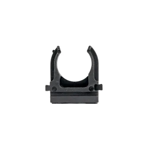 Держатель для труб (клипса) d20мм черн. (уп.100шт) Plast EKF derj-z-20-black фото 2