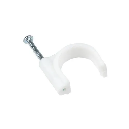 Скоба крепежная круглая с гвоздем d18мм пластик. (уп.50шт) EKF plcn-sr-18 фото 4