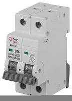 Выключатель автоматический 2п D 16А 4.5кА ВА47-63 PRO ЭРА Б0059463