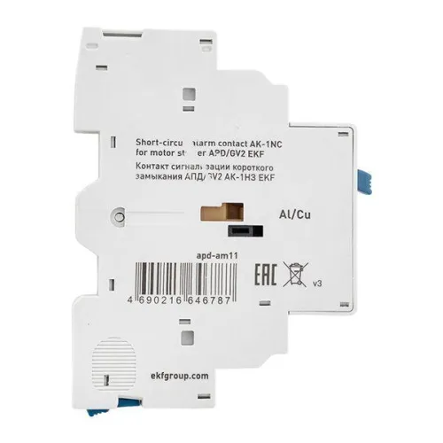 Контакт сигнализации короткого замыкания АПД/GV2 АК-1НЗ EKF apd-am11 фото 4