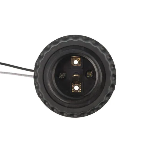 Патрон E27 с проводом 20см черн. Rexant 11-8876 фото 3