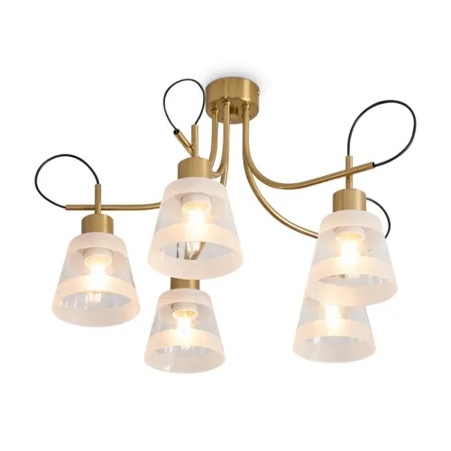 Светильник Caramel 5х60Вт E27 IP20 подвесной Freya FR5522PL-05BS фото 4