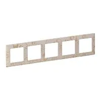 Рамка 5-м Valena Life универсальная ампир беж. Leg 754115