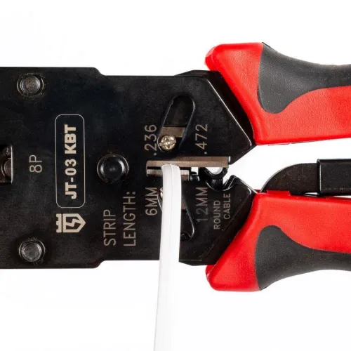 Кримпер многофункциональный с 3-мя смен. модулями для обжима RJ-45 RJ-12 RJ-11 КВТ 79759 фото 6