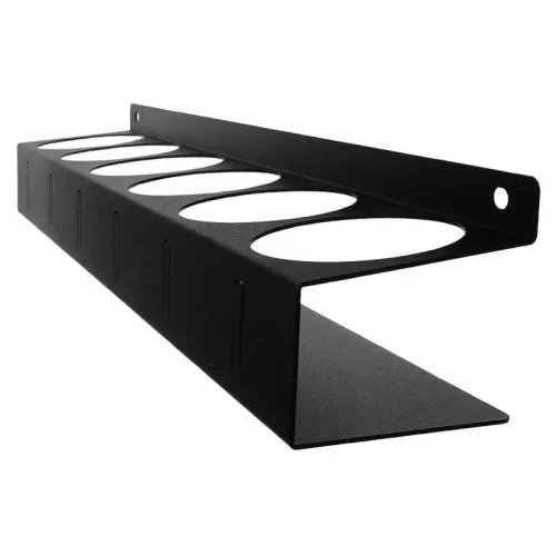 Держатель-органайзер для баллончиков настенный с крючками черн. Rexant 38-0653 фото 5