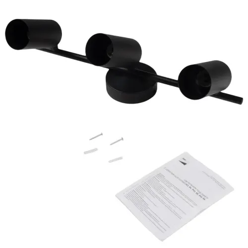 Светильник PCL-0403 3xGU10 IP20 230В BL настен./потолочн. декор. под лампу JazzWay 5066649 фото 12