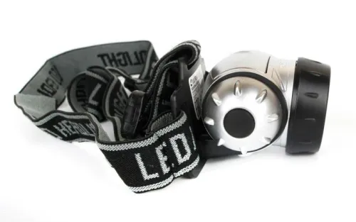 Фонарь налобный LED 5352 14LED 4 режима 3хR03 металлик Ultraflash 10261 фото 4