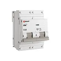 Выключатель автоматический модульный 2п C 40А 10кА ВА 47-100 PROxima EKF mcb47100-2-40C-pro