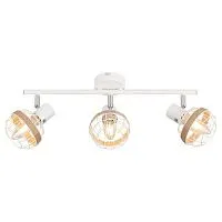 Светильник Anselma 7034-703 3хE14 40Вт настенно-потолочный спот поворотный Rivoli Б0051976