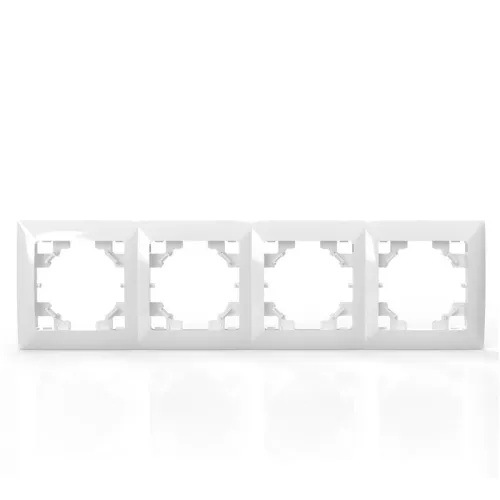 Рамка 4-м AVA бел. TOKOV ELECTRIC TKL-AV-RM4-C01 фото 3
