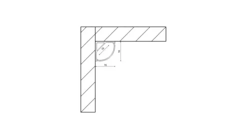 Профиль накладной угловой BEST SF-1616 L2000 алюм. SWG Standart 00-00000086 фото 3