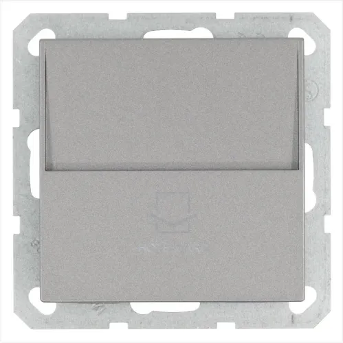 Выключатель карточный 10А IP20 отельный механизм алюм. Jasmart G6209S