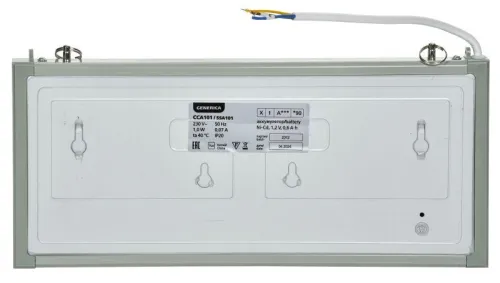 Светильник светодиодный ССА 1001 "ВЫХОД-EXIT" 3Вт аварийный односторонний IEK LSSA0-1001-003-K03 фото 4