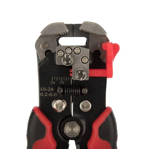 Инструмент для зачистки кабеля 0.2-6.0кв.мм и обжима наконечников HT-766 (HY-371) PROCONNECT 12-4005-4 фото 5