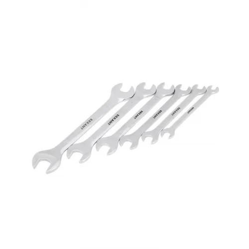 Набор ключей рожковых 8-19мм 6 предметов CrV зерк. хром. Rexant 12-5843