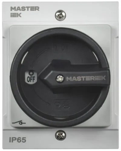 Переключатель кулачковый 10А (сх. 90) в боксе закрытая рукоятка IEK MI-CS21-010-090 фото 2