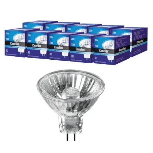 Лампа галогенная JCDR 20Вт 220В 50мм Camelion 6138 фото 2