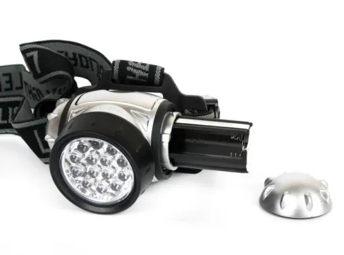 Фонарь налобный LED 5352 14LED 4 режима 3хR03 металлик Ultraflash 10261 фото 6