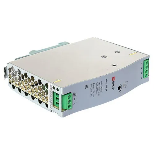 Блок питания на дин рейку 75Вт Uвх 220В AC Uвых 24В DC постоянного тока EKF DR-E-75W-24 фото 3
