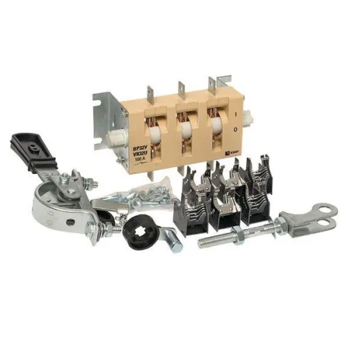 Выключатель-разъединитель ВР32У-31A31240-R 100А 1 напр. с дугогасит. камерами с передней смещенной рукояткой MAXima EKF uvr32-31a31240-r фото 3