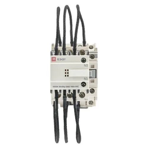 Контактор для конденсатора КМЭК 20квар 230В 2NО+1NC PROxima EKF ctrk-s-43-20-230 фото 2