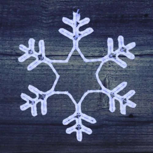 Фигура светодиодная "Снежинка LED" 55смх55см син. 28Вт 220В IP44 Neon-Night 501-335 фото 2