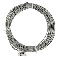 Трос для растяжки 3.0мм DIN 3055 стальной (уп.30м) Tech-Krep/Zitar 127846