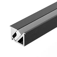 Профиль SL-BEVEL-H10-F14-2000 ANOD BLACK L2000 алюм. Arlight 044084