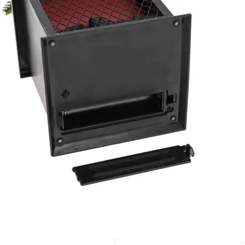 Камин светодиодный Рождество с эффектом живого огня 15х14х26см батарейки 2хС (не в комплекте) и USB бронзовый Neon-Night 511-027 фото 5