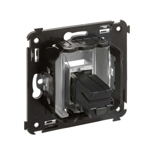 Розетка USB 3.0 1-м СП Avanti "Закаленная сталь" тип А-А DKC 4404303 фото 2