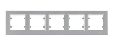Рамка 5-м Karea горизонт. сереб. Makel 56065705