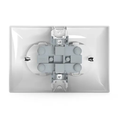 Розетка 2-м СП AVA 16А IP20 с заземл. защ. шторки в сборе бел. TOKOV LIGHT TKL-AV-R2FZSF-C01 фото 2