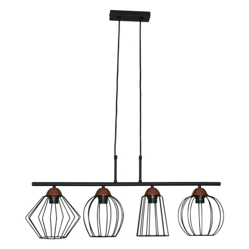 Светильник "Конти" 241 НСБ 01-4х60-109 Е27 (ИМ) подвесной медь черн. муар Элетех 1005405026