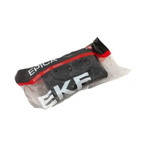 Розетка 2-м СП Эпика 16А с заземл. защ. шторки с рамкой механизм черн. EKF UP1-SOB-211 фото 2